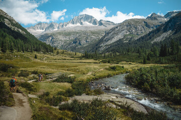 fantastic view on val di fumo and daone lake