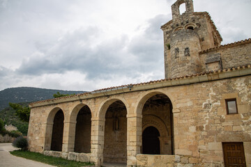 Fototapeta na wymiar Windows to the Spanish Romanesque