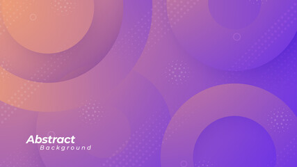 Abstract modern gradient vector background with abstract circle shape.