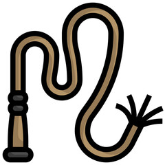 WHIP filled outline icon,linear,outline,graphic,illustration