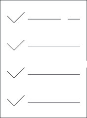 fitness icon checklist and clipboard
