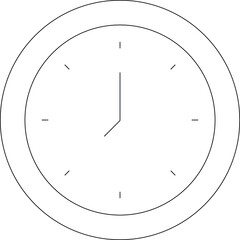 marketing icon wall clock and clock