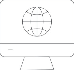 experiment icon monitor screen  and monitor