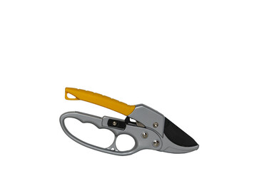 Pruning shears  isolated on a white background