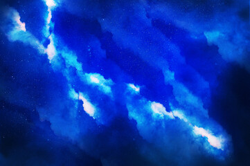 Blue blur abstract background.  Abstract blue banner 
