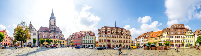 Marktplatz, Naumburg an der Saale, Sachsen-Anhalt, Deutschland 