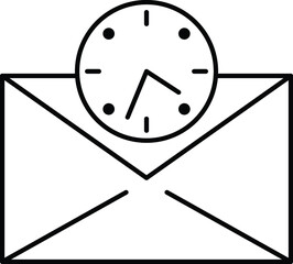 letter time Isolated Vector icon which can easily modify or edit

