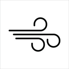 Wind icon design isolated on white background