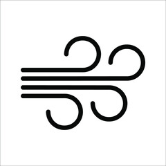 Wind icon design isolated on white background