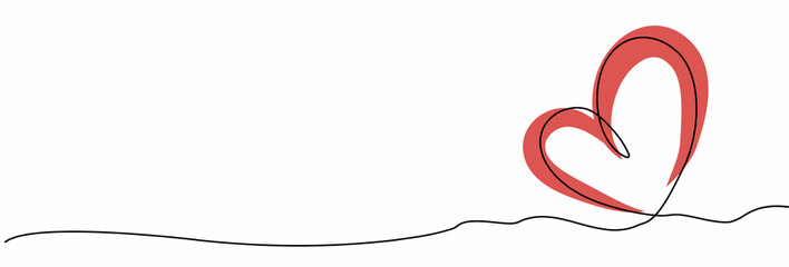 Vector for drawing a paper plane with a one line. hand-drawn romantic heart in  minimalism. modern art illustration with a place for text. for print, banner, postcard, card.