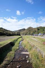 晩秋の農村風景　丹波篠山　11月