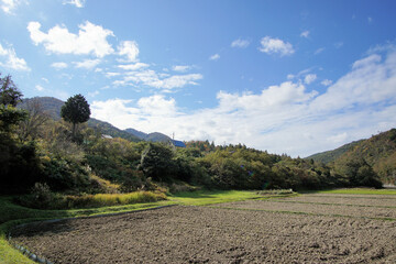 晩秋の農村風景　丹波篠山　11月