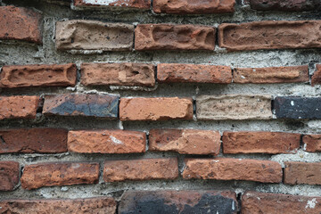 Classic brick wall can be used as a background                                     