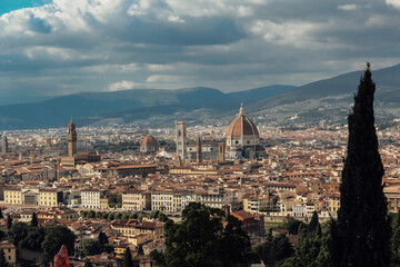 Fototapeta na wymiar panorama of Florence 