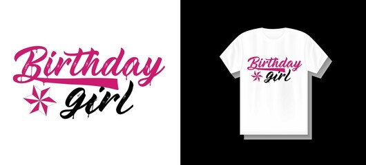 Birthday Girl t-shirt design