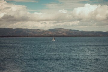 Sailboat at sea