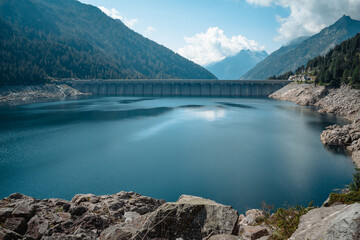 fantastic view on val di fumo and daone lake