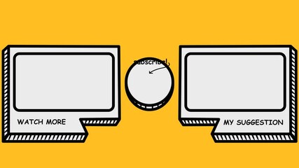 Doodle Children End Screen. Doodle Children End Screen. End screens are a tool which can help extend watch time on your channel by directing viewers to something next at the end of your videos. 