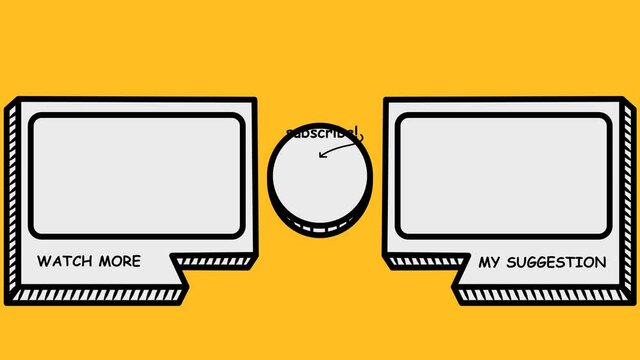 Doodle Children End Screen. Doodle Children End Screen. End screens are a tool which can help extend watch time on your channel by directing viewers to something next at the end of your videos. 