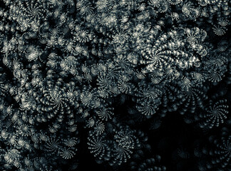 Weird intriguing abstract background. Dark tones