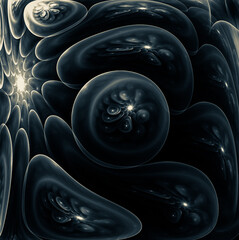 Weird intriguing abstract background. Dark tones
