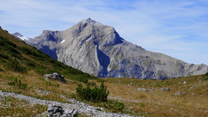 Blick zur Zimba im Montafon