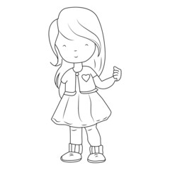 Kids Coloring Book - KDP, Coloring pages outline, line art