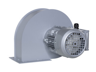 A radial fan with a diaphragm is designed to supply air to the firebox of a solid fuel central...