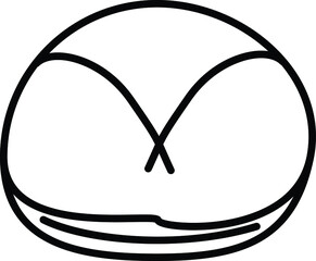 Bread liner icon vector in illustration eps10