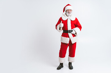 Image of Santa claus getting ready for the christmas 2021