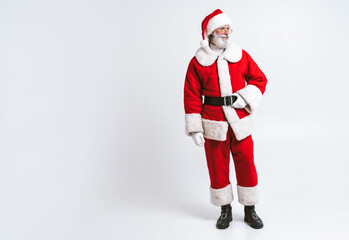 Image of Santa claus getting ready for the christmas 2021