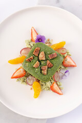 FOOD, DRINK, AND APPETIZER on white background.