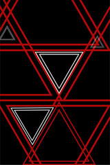 triangles black and red