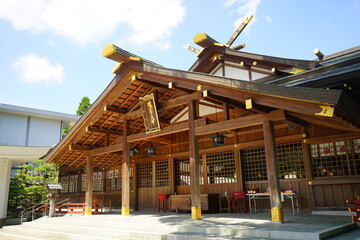 Sarutahiko-jinja or shrine in Mie, Japan - 日本 三重県 猿田彦神社	 - obrazy, fototapety, plakaty