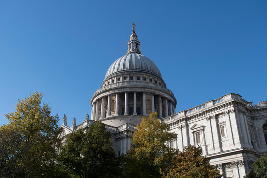 London, England, City Area St. Pauls Cathedral