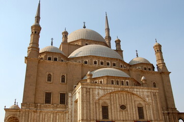 Egypte, Le Caire, la mosquée Mohamed Ali avec son dôme et ses minarets est un sanctuaire...