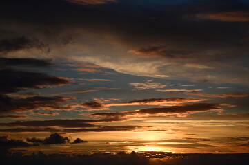 Fototapeta premium Ciel en feu
