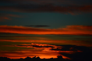 Ciel en feu