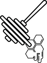 honey spa therapy icon on. Spa icon. Element relaxation and rest icon. Premium quality graphic design