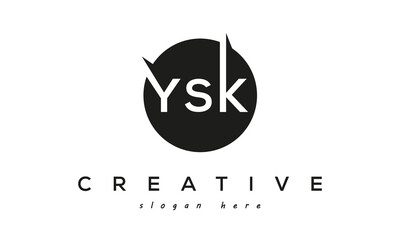 YSK creative circle letters logo design victor