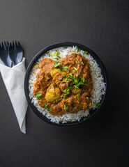 Rice Bowl  with vegetables and chicken