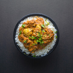 Rice Bowl  with vegetables and chicken