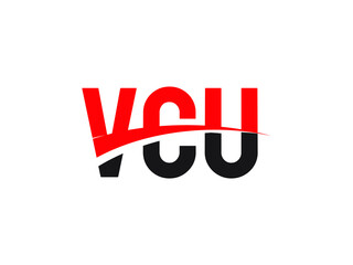 VCU Letter Initial Logo Design Vector Illustration