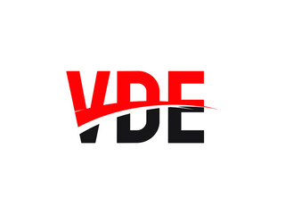 Fototapeta premium VDE Letter Initial Logo Design Vector Illustration