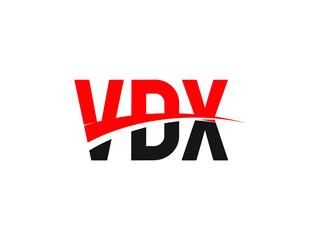 VDX Letter Initial Logo Design Vector Illustration
