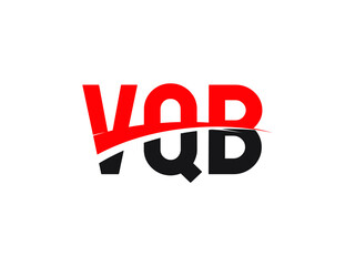 VQB Letter Initial Logo Design Vector Illustration