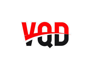 VQD Letter Initial Logo Design Vector Illustration