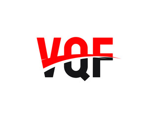 VQF Letter Initial Logo Design Vector Illustration