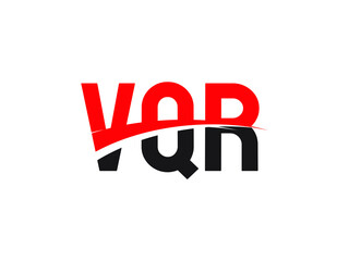 VQR Letter Initial Logo Design Vector Illustration