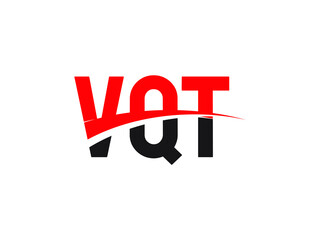 VQT Letter Initial Logo Design Vector Illustration